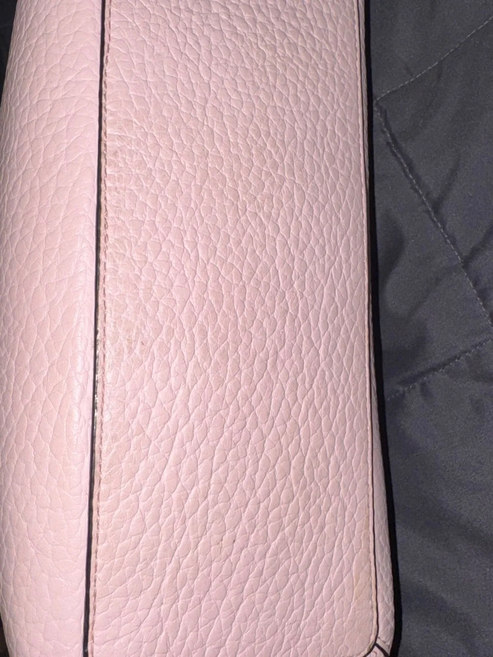 Kate Spade baby Pink Pebbled Leather Satchel